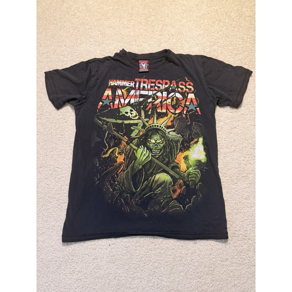 Hammer Trespass America Festival 2012 Tour T Shirt MMA Alpha Dog USA Medium